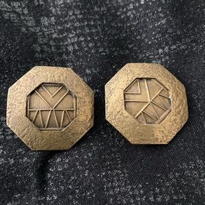 Clip on antique earrings